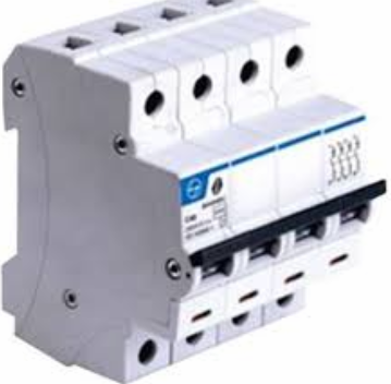 25 A Four Pole C Curve  MCB - White BA40250C