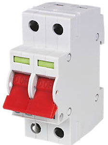 80 A Double Pole Isolator - White BE208000