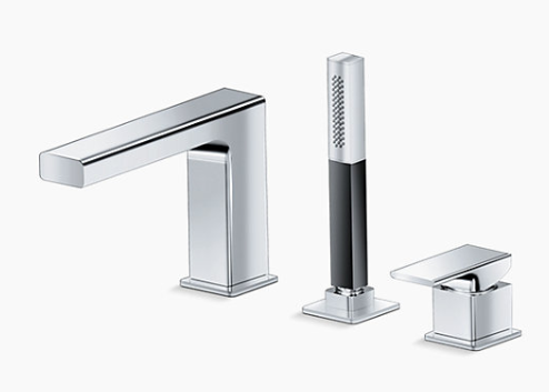 Strayt Bath Shower Faucet Polished Chrome K-37337T-B4-CP
