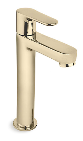 July Tall Pillar Basin Faucet French Gold K-11543IN-4-AF