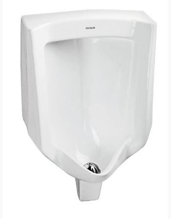 Bardon S Mid-size Urinal with Rear Inlet K-4978IN-ER-0