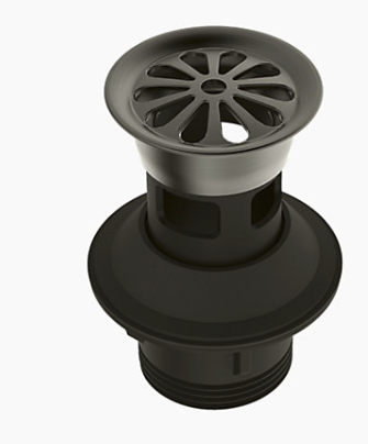 Grid Drain with Overflow Hole Brushed Nickel K-45432IN-BN