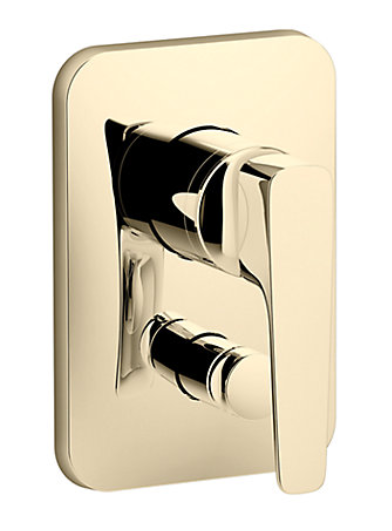 Aleo+ Exposed Bath and Shower Trim French Gold - (K-72328IN-4FP-AF)