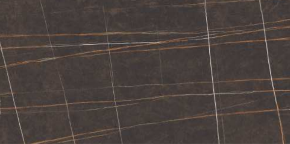 600 X 1200 mm Rain Forest Black Glazed Vitrified Floor Tile - Sugar Finish