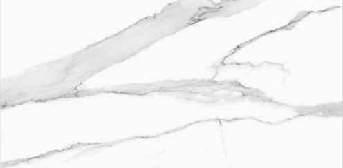600 X 1200 mm Milos Statuario Glazed Vitrified Floor Tile - Sugar Finish