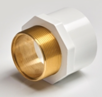 15 mm ASTM UPVC Male Brass Threaded Adapter SCH 80 M052801401