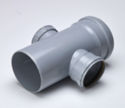 160 X 110 mm PVC SWR Selfit Reducer Tee with Door M252000431