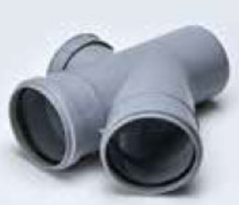 50 mm PVC SWR Selfit Single Y with Door M092063905