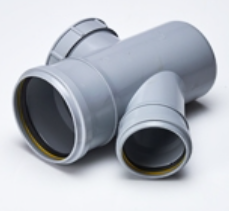 110 X 63 mm PVC SWR Selfit Reducer Y with Door M252002232