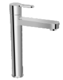 Euro Smart Pillar Cock with Extended Body Chrome Finish - 77019