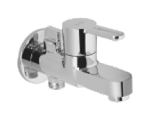 Euro Smart Two Way Bib Cock Chrome Finish - 77089