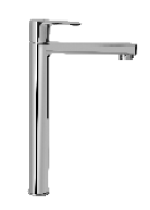Alexa Pillar Cock with Extended Body Chrome Finish - 99019