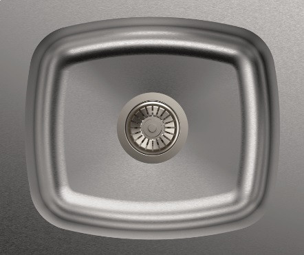 483 mm x 406 mm x 178 mm Elegance Single Bowl Stainless Steel Kitchen Sink - Matt Finish