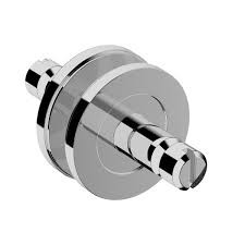 Projekta Glass Mounted Towel Holder Connector Chrome Finish A44266