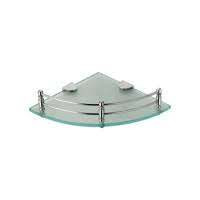Evolo Corner Glass Shelf 10"x10" Matt Finish AEO682