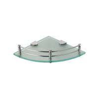 Evolo Corner Glass Shelf 12"x12" Matt Finish AEO683