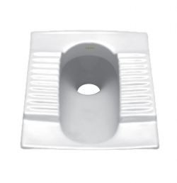 Clovis 580 x 440 mm Orissa Pan or Squatting Pan (OR) Snow White S3010106