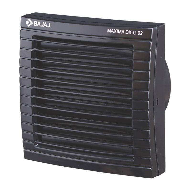 Bajaj Maxima DxI G02 150 mm Sweep Exhaust Fan Black