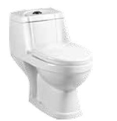 Aranda 650 X 370 X 690 mm P Trap (180 mm) Washdown One Piece Water Closet White - SN 815