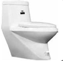 Diana 750 X 410 X 710 mm S Trap (300 mm) Washdown One Piece Water Closet White - 5526