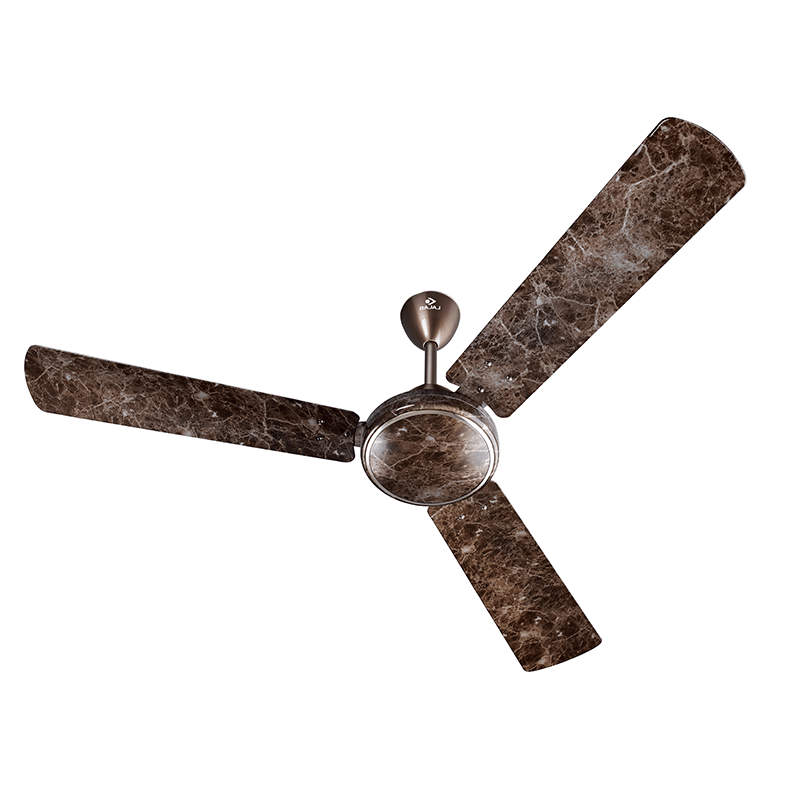 Bajaj Beautilo-SX 1200 mm Sweep Ceiling Fan Brown Marble
