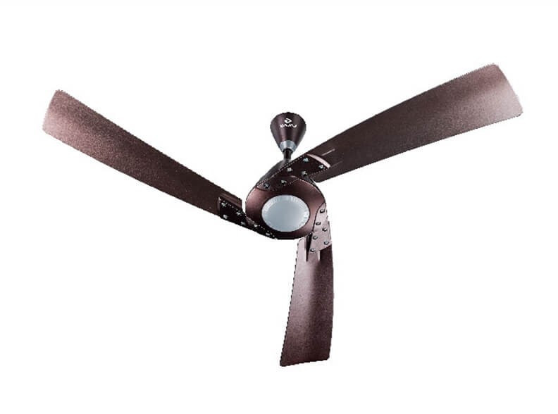 Bajaj Euro NXG 1200 mm Sweep Anti-Germ, Anti-Dust Ceiling Fan Chocolate Brown