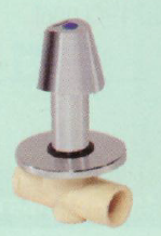 20 mm C-PVC Concealed Valve (Quarter Turn) with Long Body Triangle NC2P1CVLQT2I