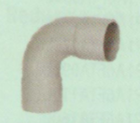 63 mm PVC Short Radius 1D Bend Class 6kg FPP3SB9063LG