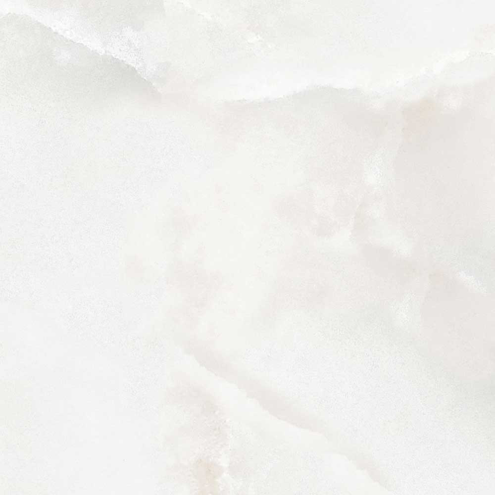 800 X 800 mm Onyx Bianco Glazed Vitrified Tile - Polished Finish