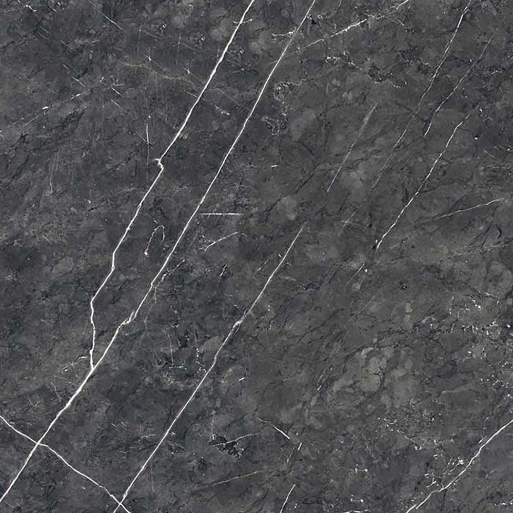 800 X 800 mm Marquina Nero Glazed Vitrified Tile - Premium Polished Finish
