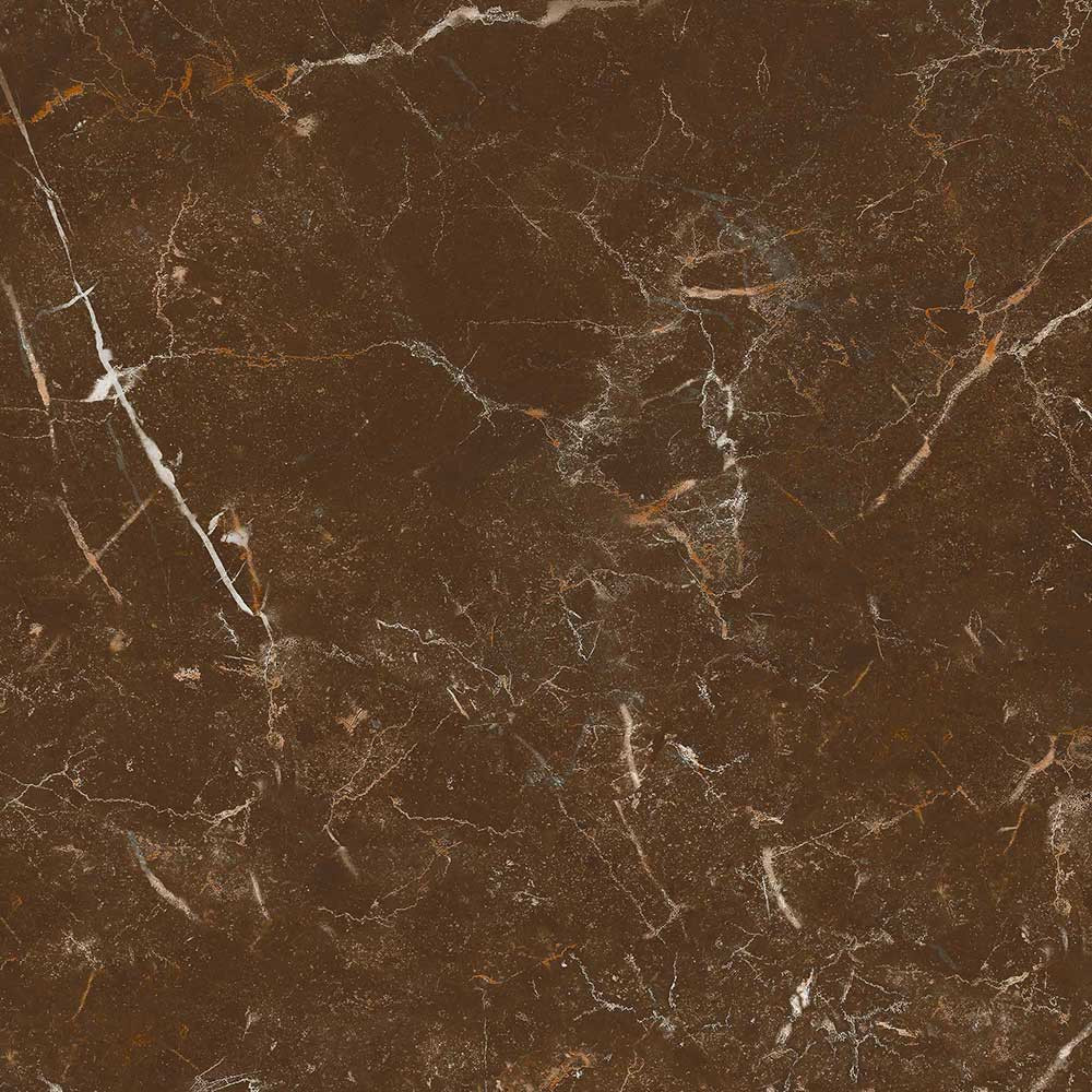 800 X 800 mm Midnight Nero Glazed Vitrified Tile - Premium Polished Finish