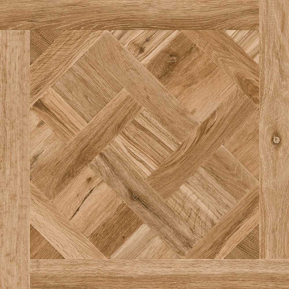 800 X 800 mm Cross Wood Rose Glazed Vitrified Tile - Carving Finish