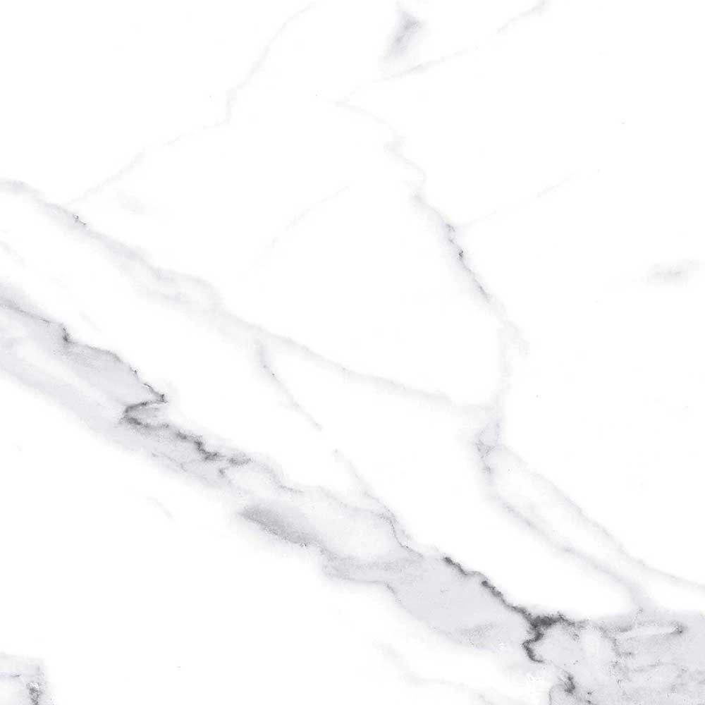 800 X 800 mm Volkas White Glazed Vitrified Tile - Marble Tech Finish