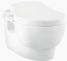 Ove P Trap (225 mm) Water Closet with Quiet Close and PureClean Seat Round - K-99994IN-0