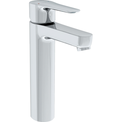 July Single Control Tall Basin Faucet with Drain Polished Chrome - K-29929IN-4-CP