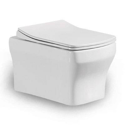 Berlin Rimless Wall Hung Water Closet Star White 92560 (Italian Collection)