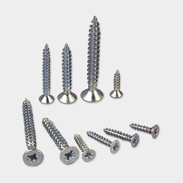 5 x 50 mm Pozi Recess CSK Head Chipboard Screw Hardened Nickel Plated - Nickel Plated - CBS 5050 NP (Set of 200 pcs)