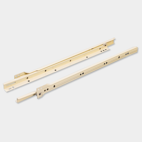 450 mm Bottom Mounting Drawer Slides - Black Finish - BMDS 45 (Set of 4 pcs)