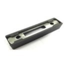 Sliding Window Latch -Receiver Plate – Zinc White – SWLC-F