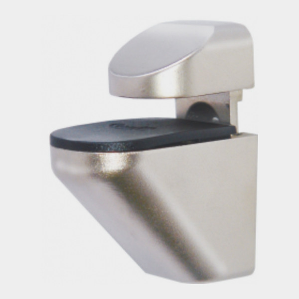 6 x 12 mm Adjustable Glass Shelf Support – Nickel Plated Satin – AGSS2 (Set)