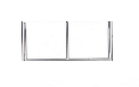 Top Guiding Track for Hi- Slide Walk-in Sliding System (3 m) - Black Finish - HSWSS-TGT-3M-BL