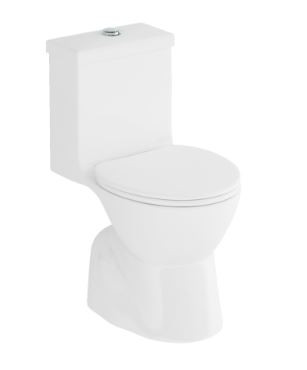 Cedar P Trap (18 cm) One Piece Water Closet Star White 92072 (Italian Collection)