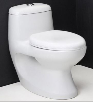 Deimos S Trap (30 cm) One Piece Water Closet Star White 92044 (Italian Collection)