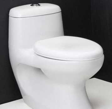 Deimos S Trap (30 cm) One Piece Water Closet Pastel 92044 (Italian Collection)