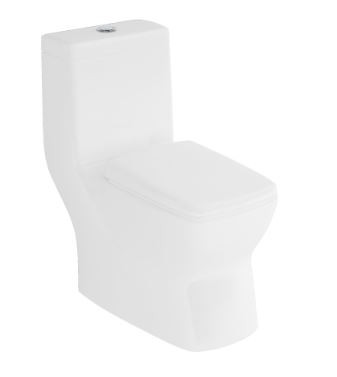 Element S Trap (10 cm) One Piece Water Closet Star White 92085 (Italian Collection)
