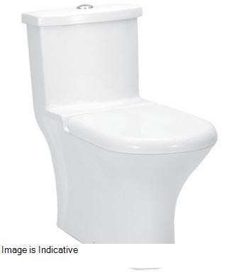 Fusion Neo S Trap (10 cm) One Piece Water Closet Pastel 92527 (Italian Collection)