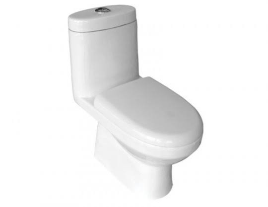 Immacula S Trap (30 cm) One Piece Water Closet Star White 92532 (Italian Collection)