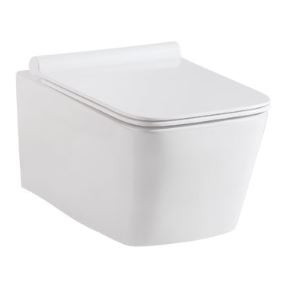 Ebello P Trap (21 cm) Wall Hung Water Closet Star White 92526 (Italian Collection)