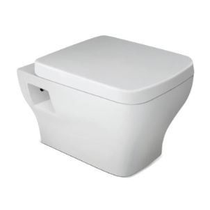 Element Rimless P Trap (22 cm) Wall Hung Water Closet Star White 92523 (Italian Collection)