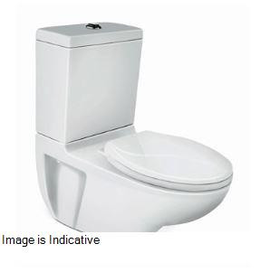 Mario P Trap (15 cm) Water Closet with Seat Cover Pastel 20084